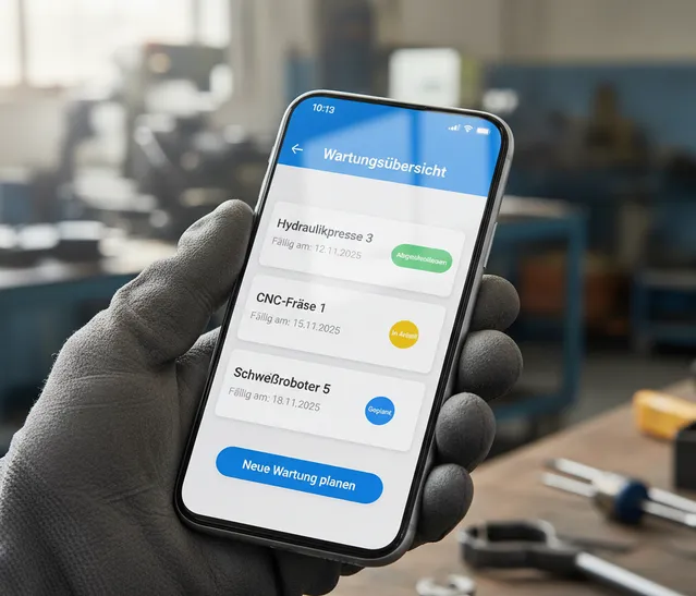 Have a maintenance app created: Digital maintenance planning implemented individually